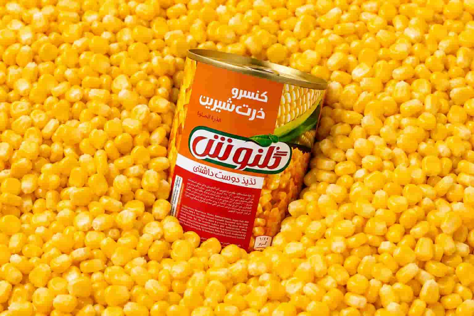 کنسرو ذرت گلنوش با طعم استثنایی برای آشپز های ماهر